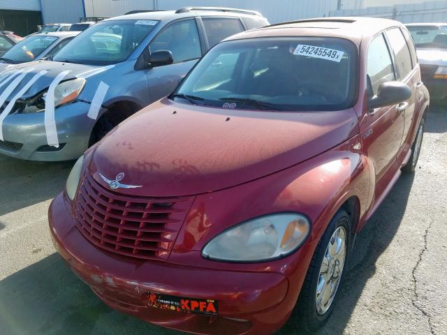 3C4FY58B74T216944 - 2004 CHRYSLER PT CRUISER RED photo 2