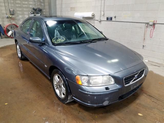 YV1RS592662530306 - 2006 VOLVO S60 2.5T GRAY photo 1