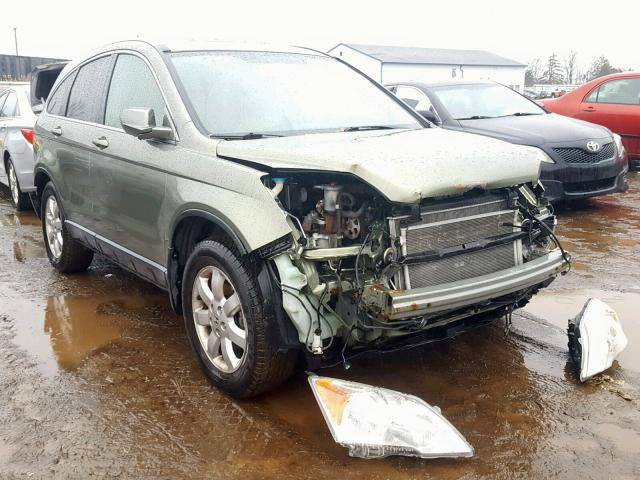 JHLRE48708C016746 - 2008 HONDA CR-V EXL GREEN photo 1