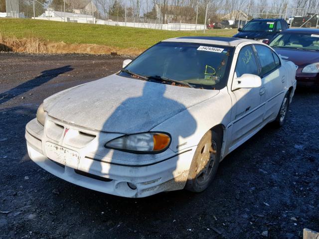 1G2NV52E02M600871 - 2002 PONTIAC GRAND AM G WHITE photo 2