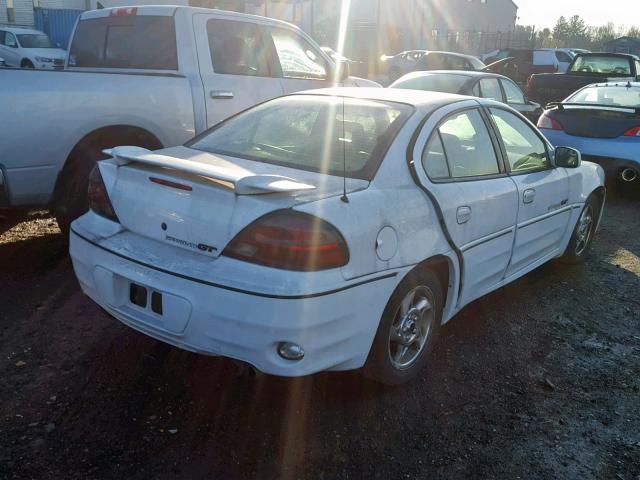 1G2NV52E02M600871 - 2002 PONTIAC GRAND AM G WHITE photo 4