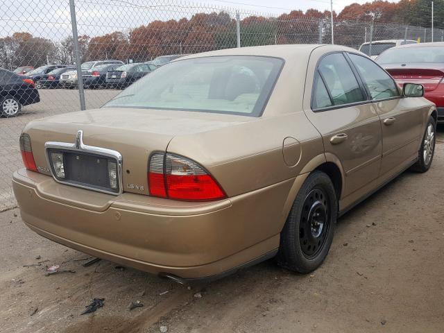 1LNHM87A35Y605011 - 2005 LINCOLN LS 金色 照片 4