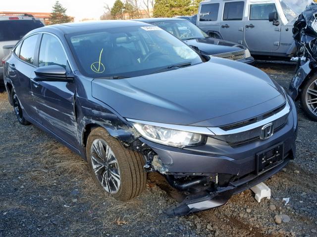 2HGFC1F76JH642345 - 2018 HONDA CIVIC EXL GRAY photo 1