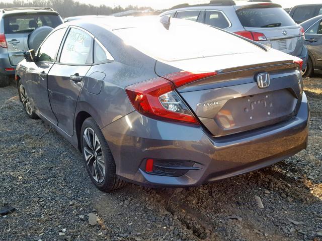 2HGFC1F76JH642345 - 2018 HONDA CIVIC EXL GRAY photo 3