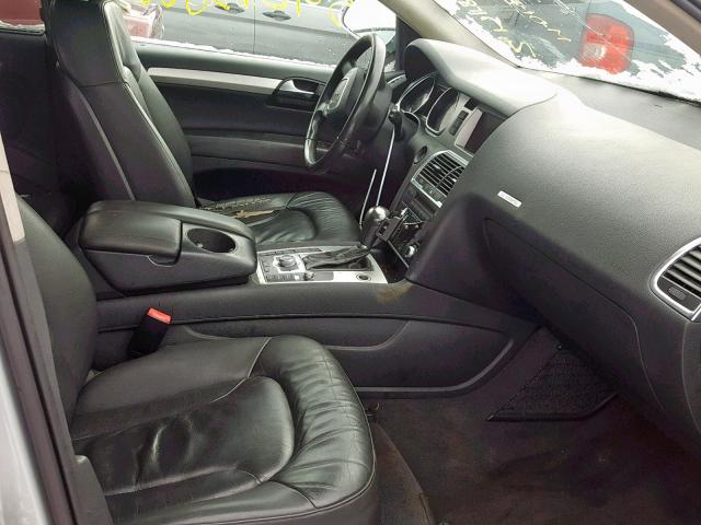 WA1EV74L58D060780 - 2008 AUDI Q7 4.2 QUA SILVER photo 5