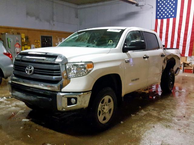 5TFDW5F1XEX378936 - 2014 TOYOTA TUNDRA CRE WHITE photo 2