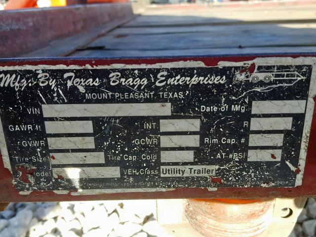 17XFL162511015300 - 2001 UTILITY TRAILER Qırmızı foto 10