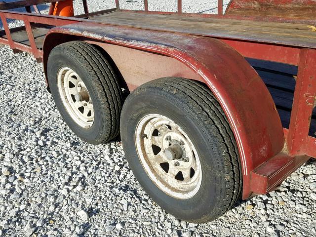 17XFL162511015300 - 2001 UTILITY TRAILER Qırmızı foto 5