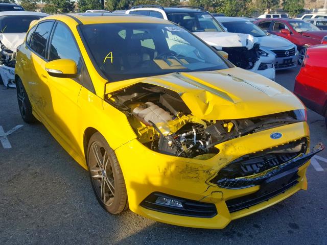 1FADP3L96HL277406 - 2017 FORD FOCUS ST YELLOW photo 1