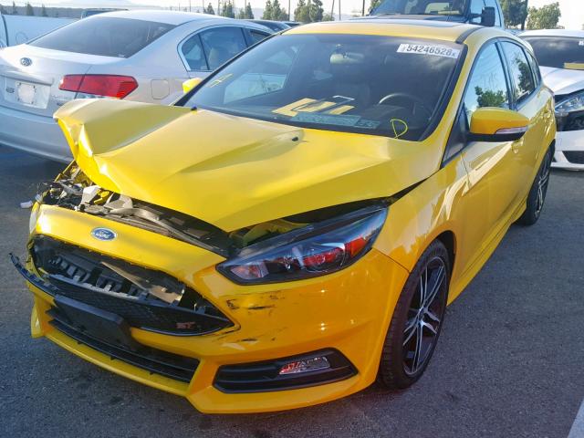 1FADP3L96HL277406 - 2017 FORD FOCUS ST YELLOW photo 2