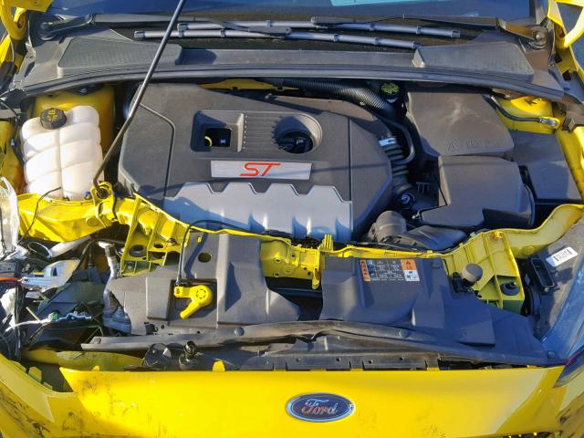 1FADP3L96HL277406 - 2017 FORD FOCUS ST YELLOW photo 7