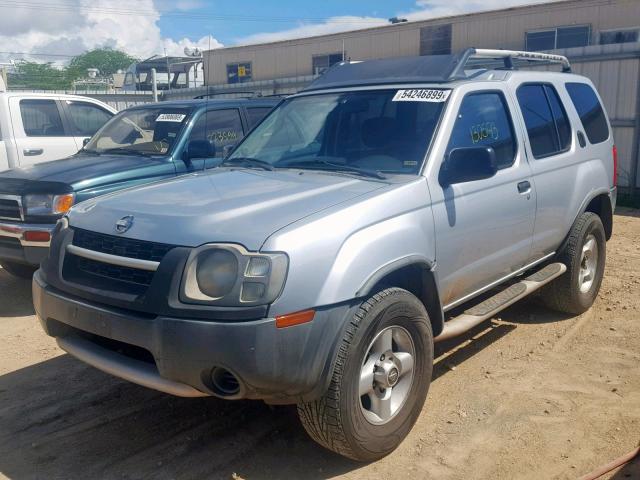 5N1ED28T62C588763 - 2002 NISSAN XTERRA XE SILVER photo 2