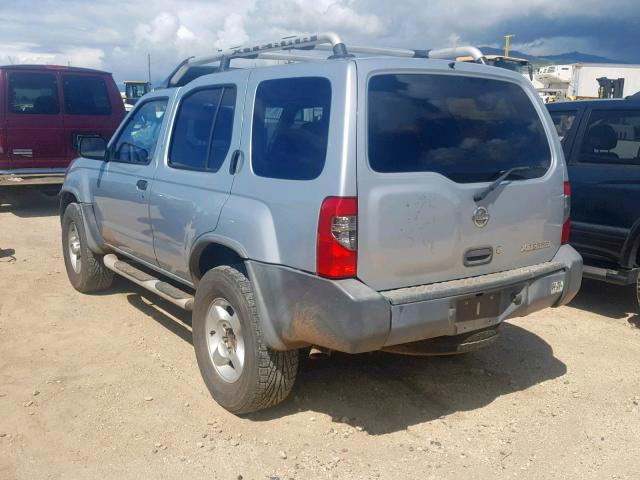 5N1ED28T62C588763 - 2002 NISSAN XTERRA XE SILVER photo 3