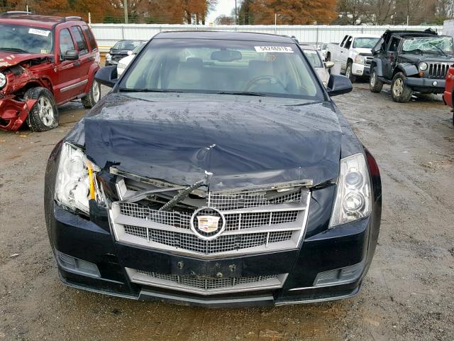 1G6DF5EG0A0132361 - 2010 CADILLAC CTS LUXURY BLACK photo 9