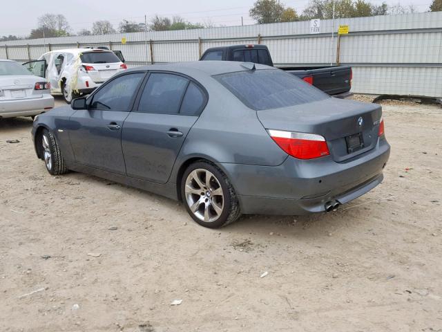 WBANB53577CP04514 - 2007 BMW 550 I CHARCOAL photo 3