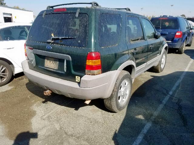 1FMYU04162KA93667 - 2002 FORD ESCAPE GREEN photo 4