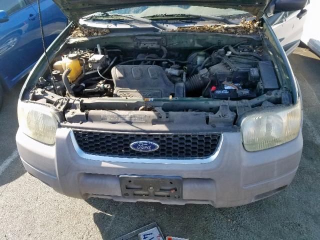 1FMYU04162KA93667 - 2002 FORD ESCAPE GREEN photo 7