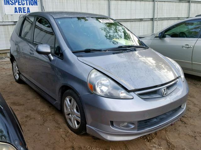 JHMGD37658S069568 - 2008 HONDA FIT SPORT SILVER photo 1