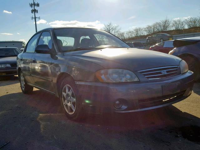 KNAFB121425123335 - 2002 KIA SPECTRA BA GRAY photo 1