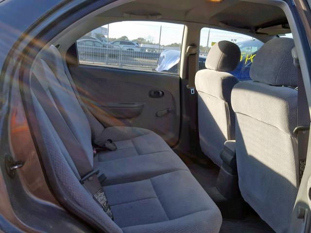 KNAFB121425123335 - 2002 KIA SPECTRA BA GRAY photo 6