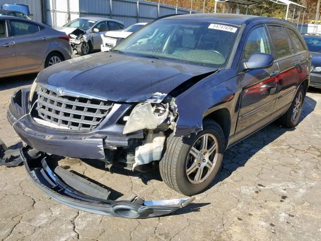 2A8GM68X77R124606 - 2007 CHRYSLER PACIFICA T BLUE photo 2