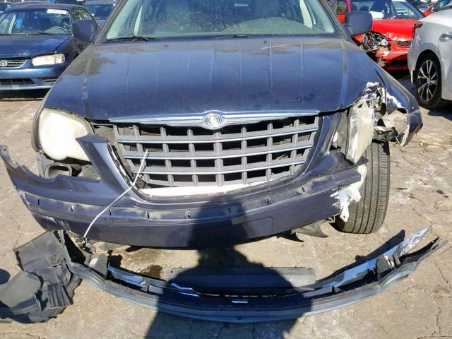 2A8GM68X77R124606 - 2007 CHRYSLER PACIFICA T BLUE photo 9