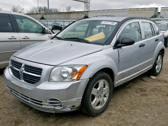 1B3HB48B68D632999 - 2008 DODGE CALIBER SX SILVER photo 2