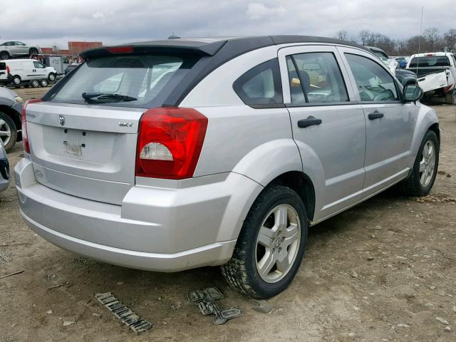 1B3HB48B68D632999 - 2008 DODGE CALIBER SX SILVER photo 4