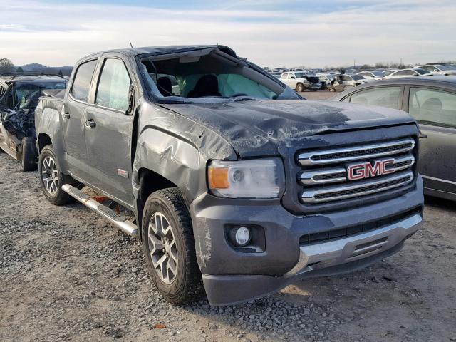 1GTG6BE30F1175931 - 2015 GMC CANYON SLE CHARCOAL photo 1