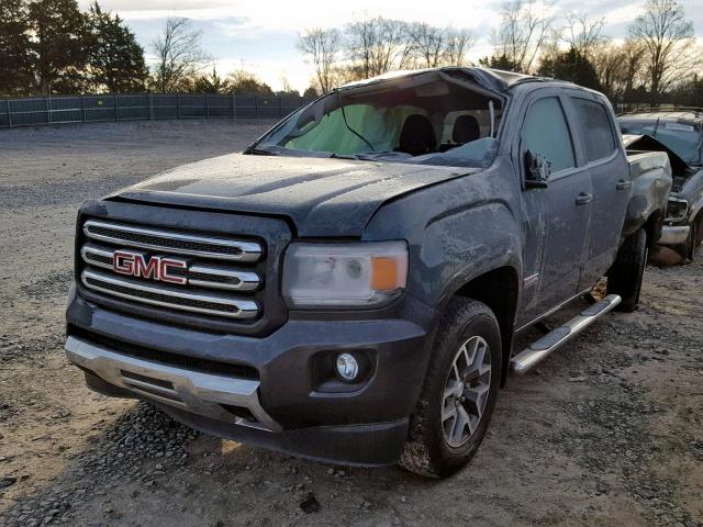 1GTG6BE30F1175931 - 2015 GMC CANYON SLE CHARCOAL photo 2