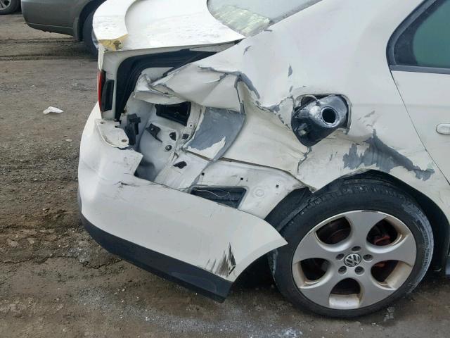 3VWDJ71K28M035782 - 2008 VOLKSWAGEN GLI თეთრი ფოტო 9