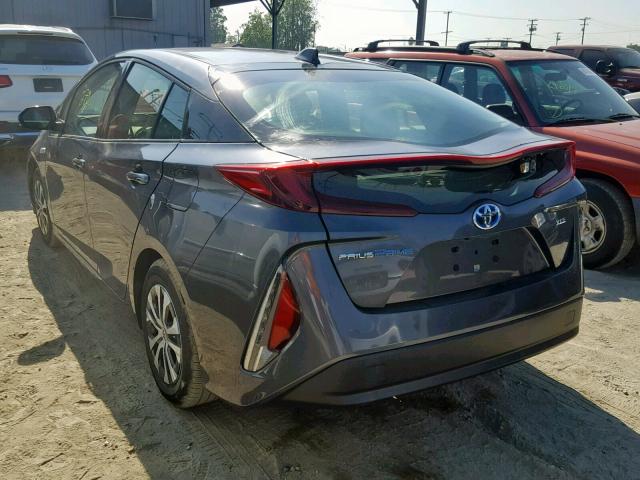 JTDKARFP2L3129746 - 2020 TOYOTA PRIUS PRIM 灰色 照片 3
