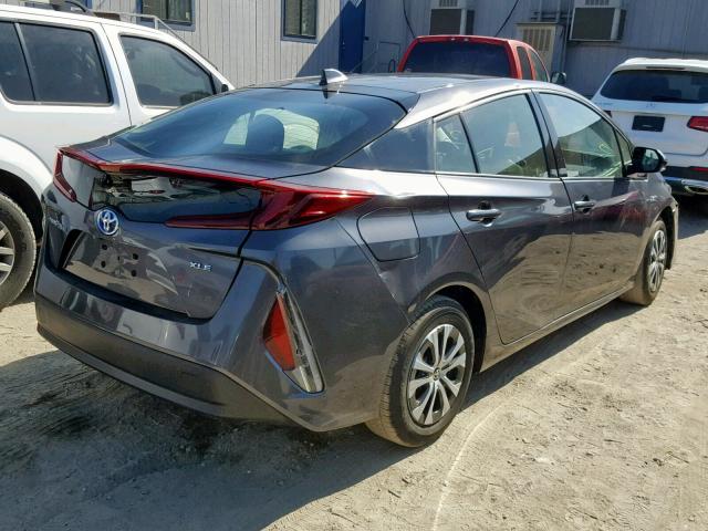 JTDKARFP2L3129746 - 2020 TOYOTA PRIUS PRIM 灰色 照片 4