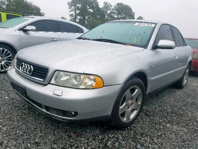 WAUDH68DX1A049722 - 2001 AUDI A4 2.8 QUA SILVER photo 2