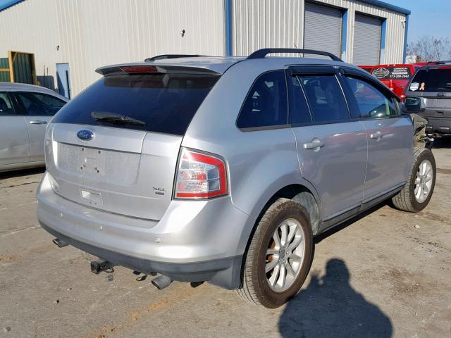 2FMDK48C99BA99927 - 2009 FORD EDGE SEL SILVER photo 4