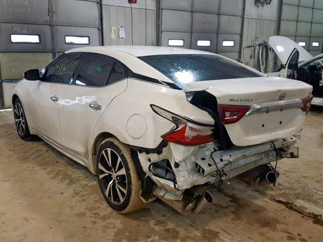 1N4AA6AP5HC451280 - 2017 NISSAN MAXIMA 3.5 WHITE photo 3