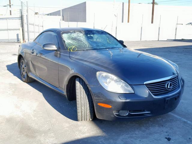 JTHFN48Y569009678 - 2006 LEXUS SC 430 GRAY photo 1