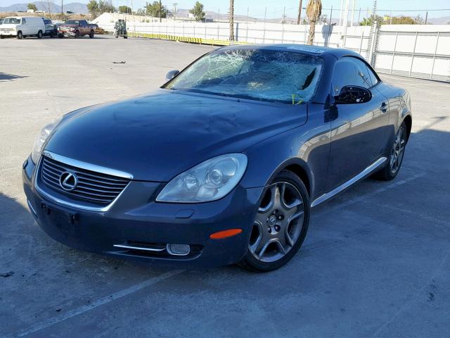 JTHFN48Y569009678 - 2006 LEXUS SC 430 GRAY photo 2