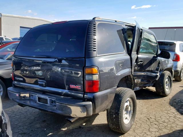 1GKEK13V34J239897 - 2004 GMC YUKON BLACK photo 4