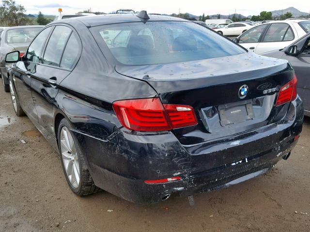 WBAFR7C52BC606835 - 2011 BMW 535 I BLACK photo 3