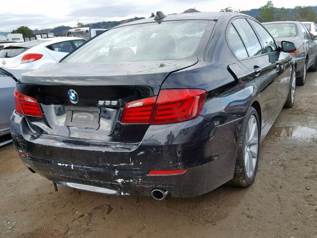 WBAFR7C52BC606835 - 2011 BMW 535 I BLACK photo 4