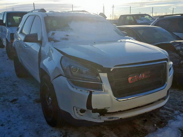 1GKKVNED6EJ334784 - 2014 GMC ACADIA SLE WHITE photo 1