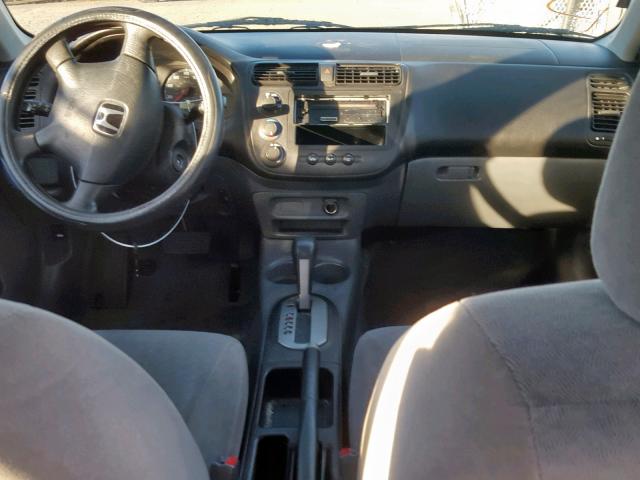 2HGES16182H597453 - 2002 HONDA CIVIC DX SILVER photo 9