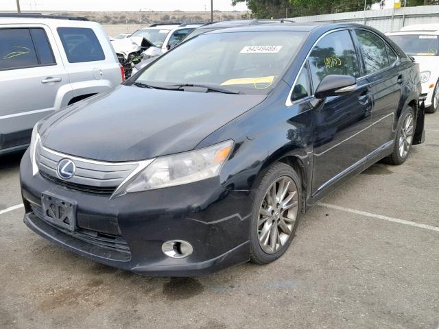 JTHBB1BA2A2006983 - 2010 LEXUS HS 250H BLACK photo 2