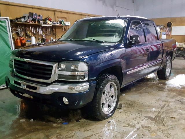 2GTEK13Z371172263 - 2007 GMC NEW SIERRA BLUE photo 2