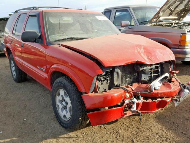 1GNDT13X64K164734 - 2004 CHEVROLET BLAZER RED photo 1