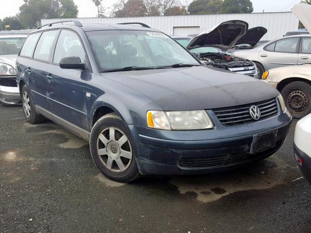 WVWND23B9YE311797 - 2000 VOLKSWAGEN PASSAT GLS BLUE photo 1