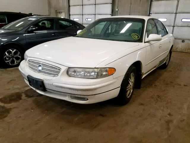 2G4WB52K631274808 - 2003 BUICK REGAL LS WHITE photo 2