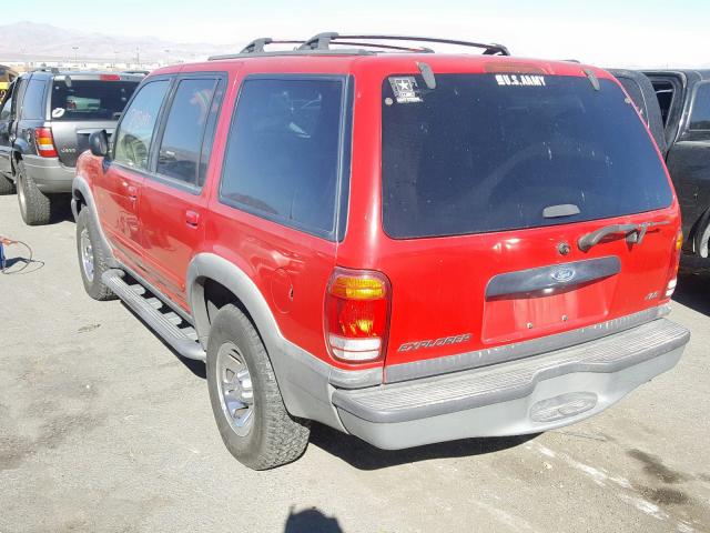 1FMZU32X1XZA34716 - 1999 FORD EXPLORER RED photo 3