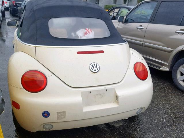 3VWCM31Y44M319408 - 2004 VOLKSWAGEN NEW BEETLE CREAM photo 3